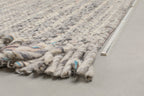 Frills - Rectangular Rug - Wool - Grey/Blue