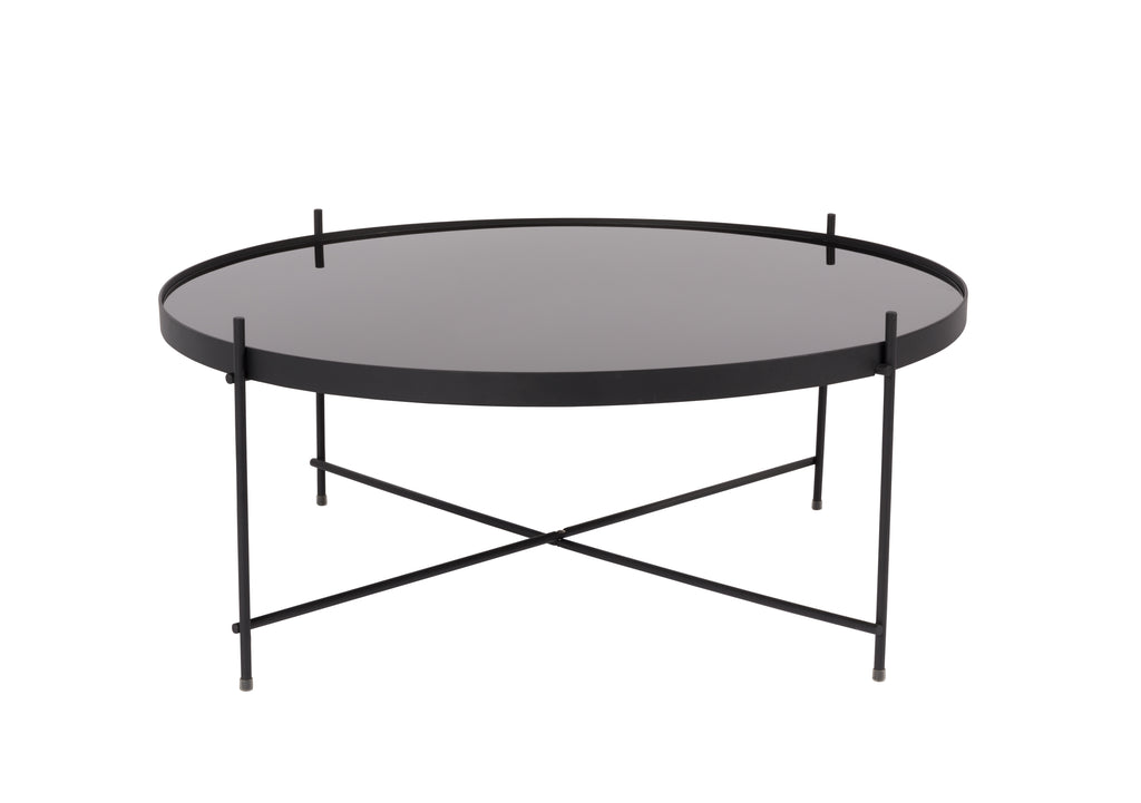 Cupido Xxl - Mesa auxiliar - Vidrio - Negro