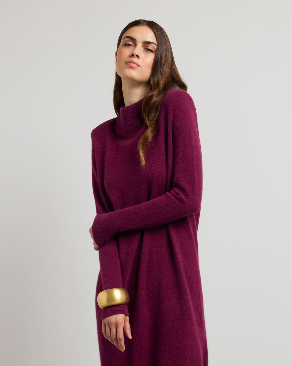 Langes Kleid Rossini - Vino