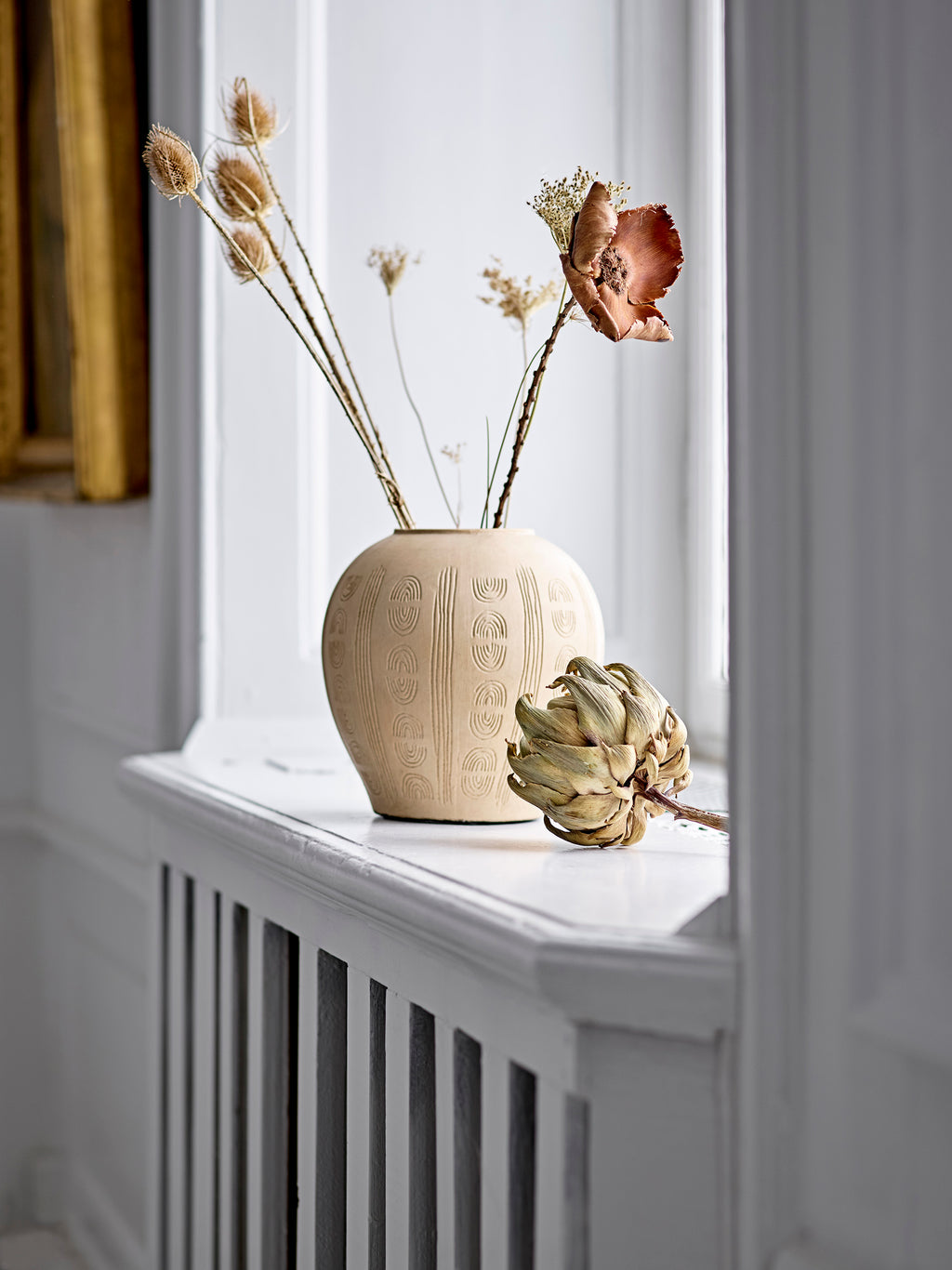 Taym - Vase Déco - Naturel - Terre Cuite