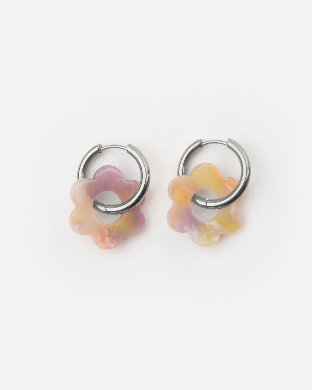 Orecchini Baby Fleurette - Rosa Arancio