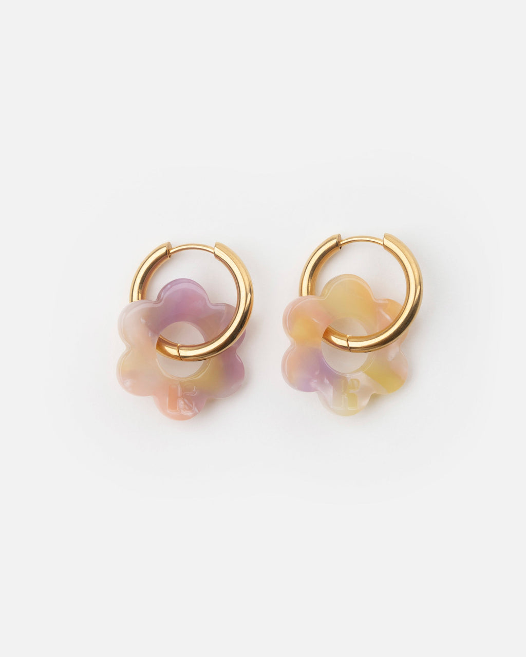 Orecchini Baby Fleurette - Rosa Arancio