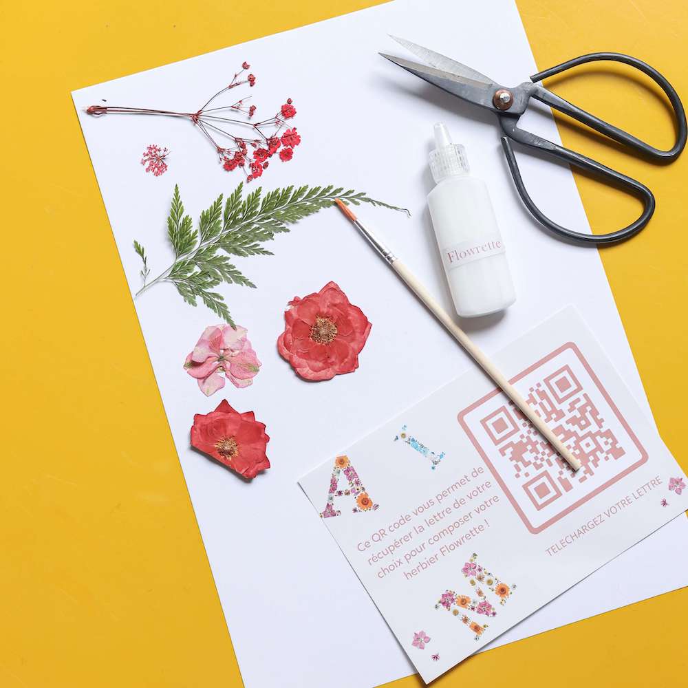 Gør-det-selv-sæt Herbarium Abc Rød