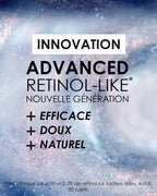 Laboratoire Garancia Day cream [ÉCLAIR DE LUNE La Foudroyante] focus innovation retinol like new generation effective, gentle, natural