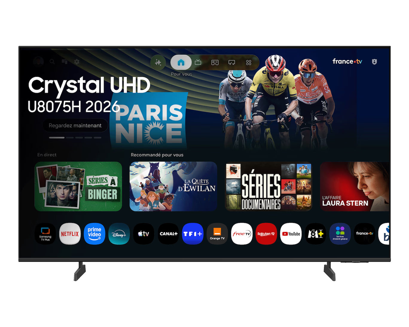 Samsung - Crystal UHD 55" U8072F – TV 4K HDR10+