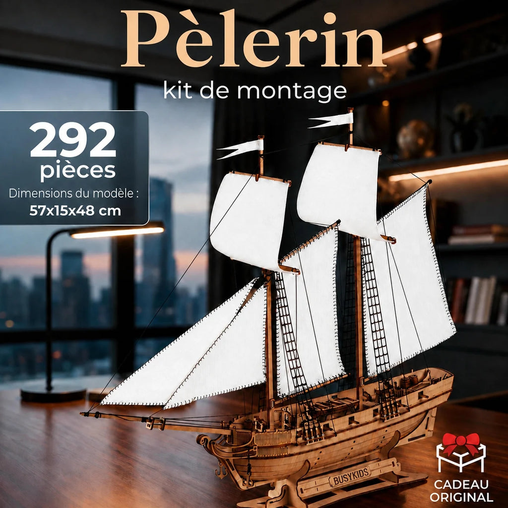 Puzzle 3D Pèlerin – Bois