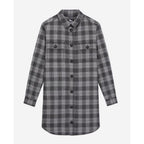 The Kooples - Robe Chemise En Laine - Gris - Femme