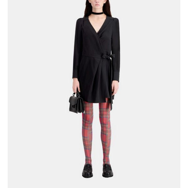 The Kooples - Vestido Corto Ml Cruzado - Mujer