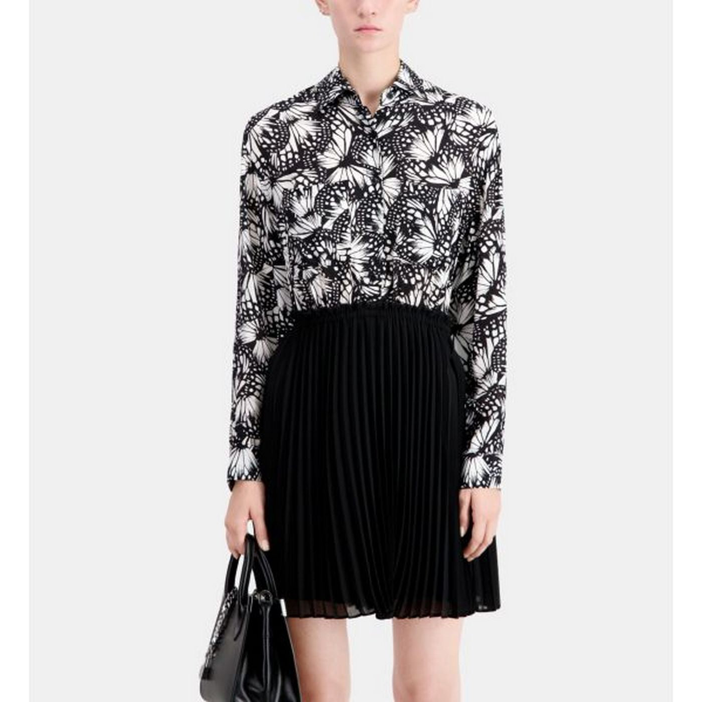 The Kooples - Trompe-L'Œil Dress – Black - Women