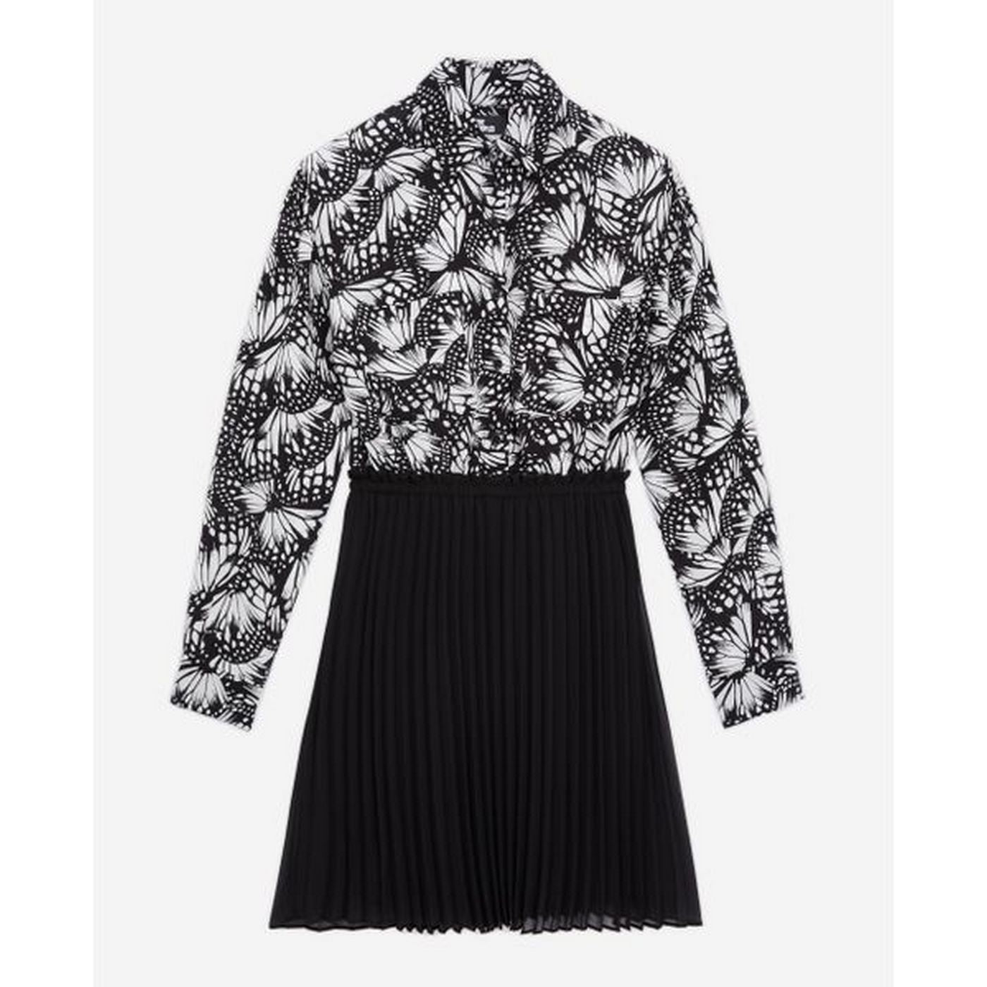 The Kooples - Trompe-L'Œil Dress – Black - Women