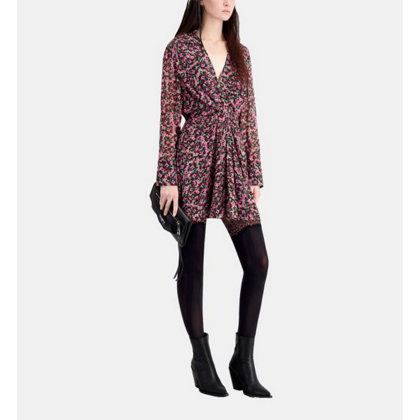 The Kooples - Vestido Patinador - Negro - Mujer