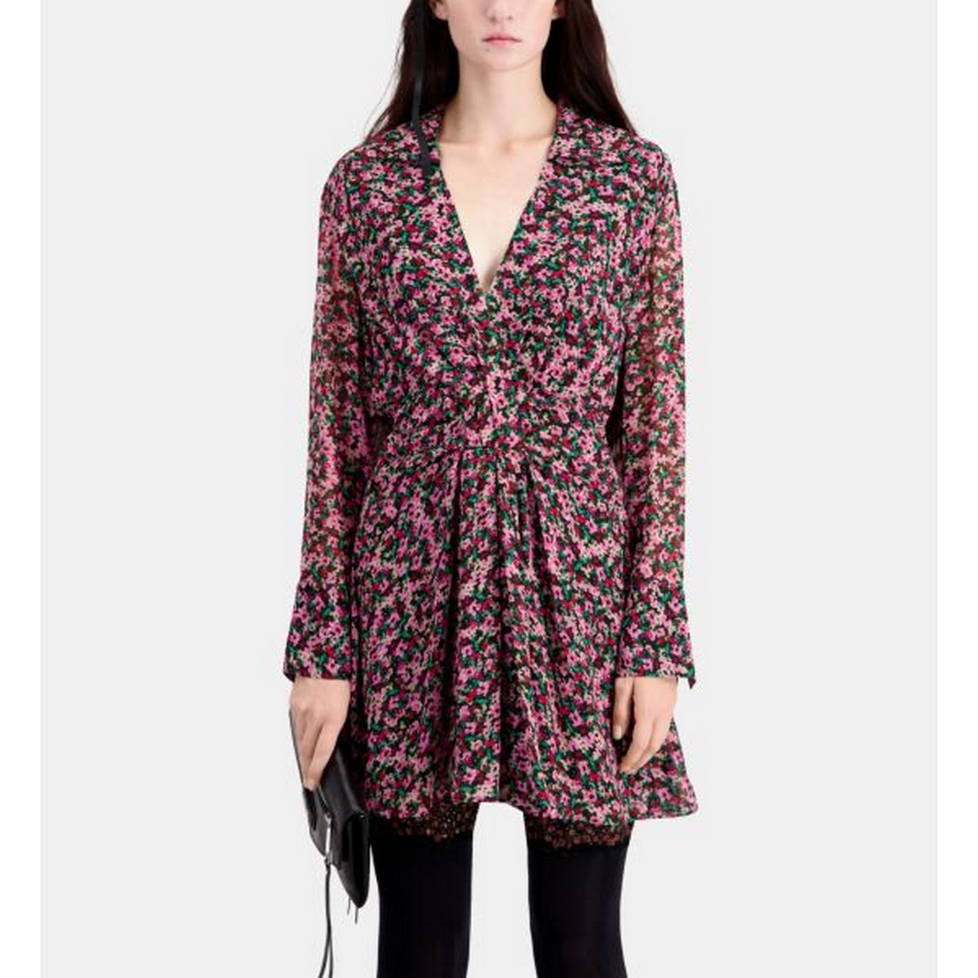 The Kooples - Vestido Patinador - Negro - Mujer