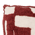 Olica - Cushion - Red - Oeko-Tex® Cotton