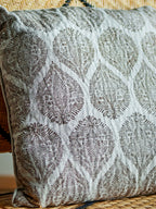 Cergy - Set of 2 Cushions - Brown - Cotton