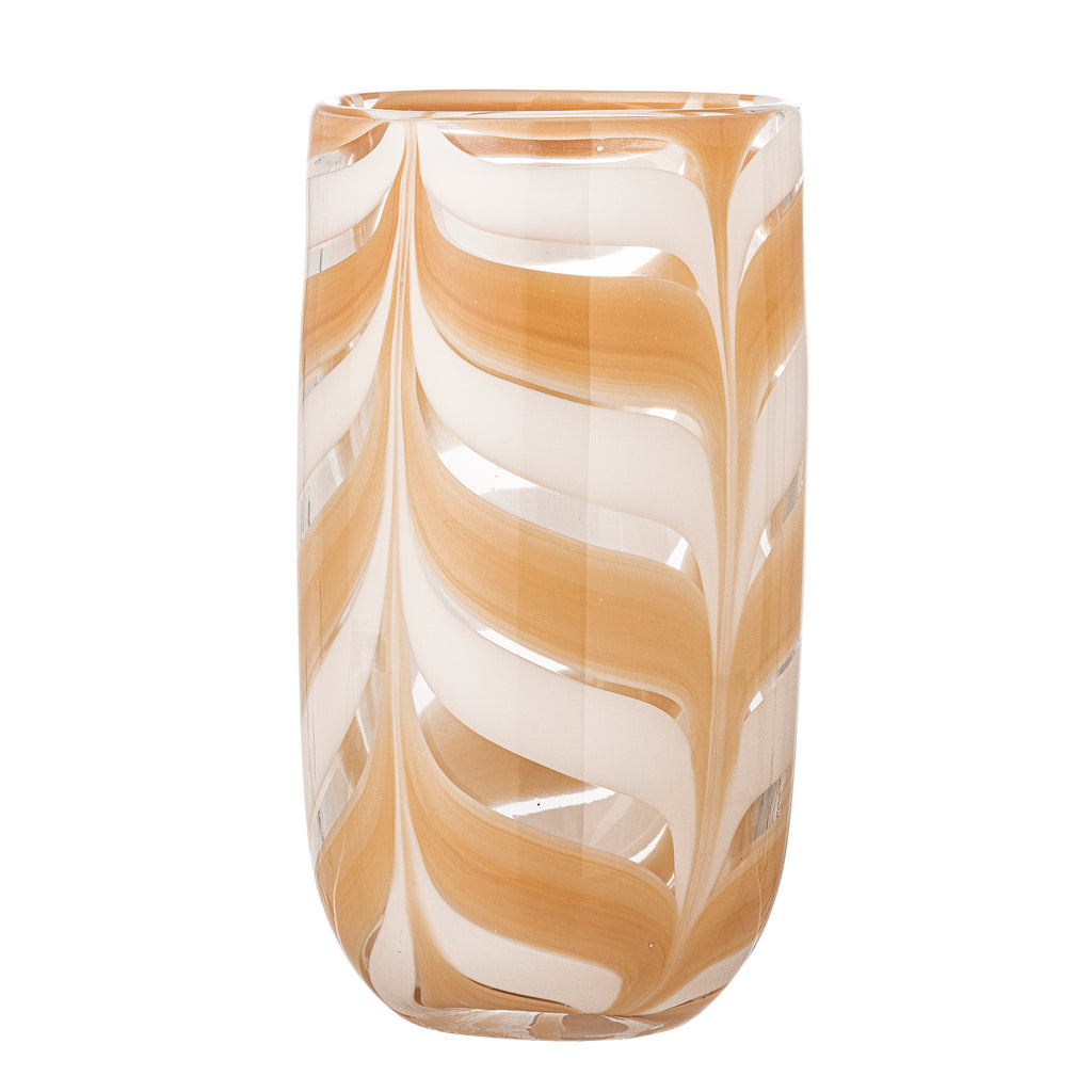 Taven - Vase - Orange - Glass