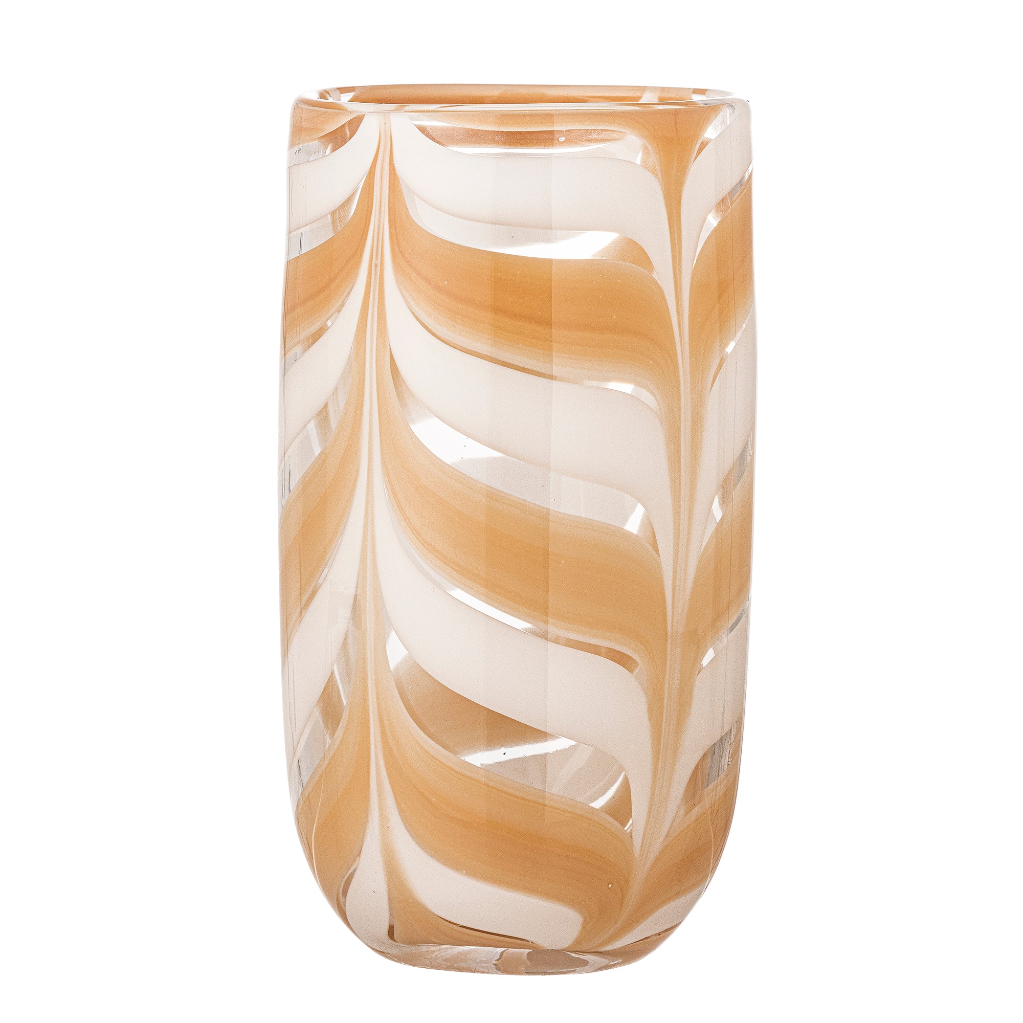 Taven - Vase - Orange - Glass