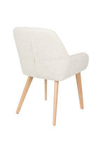 Loua - Dining Chair - Polyester - Off-White/Off-White