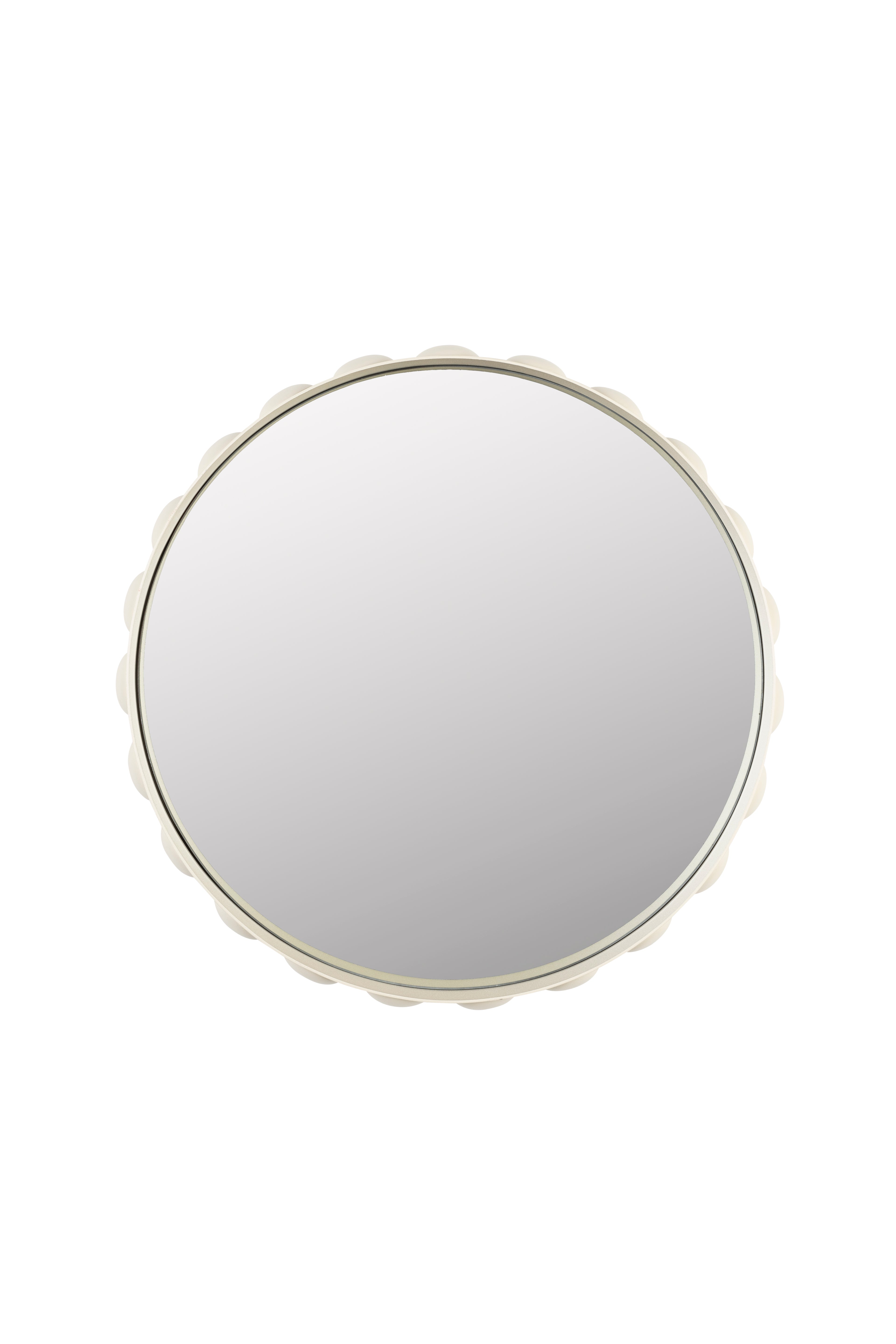 Burbujas - Espejo - Hierro - Beige