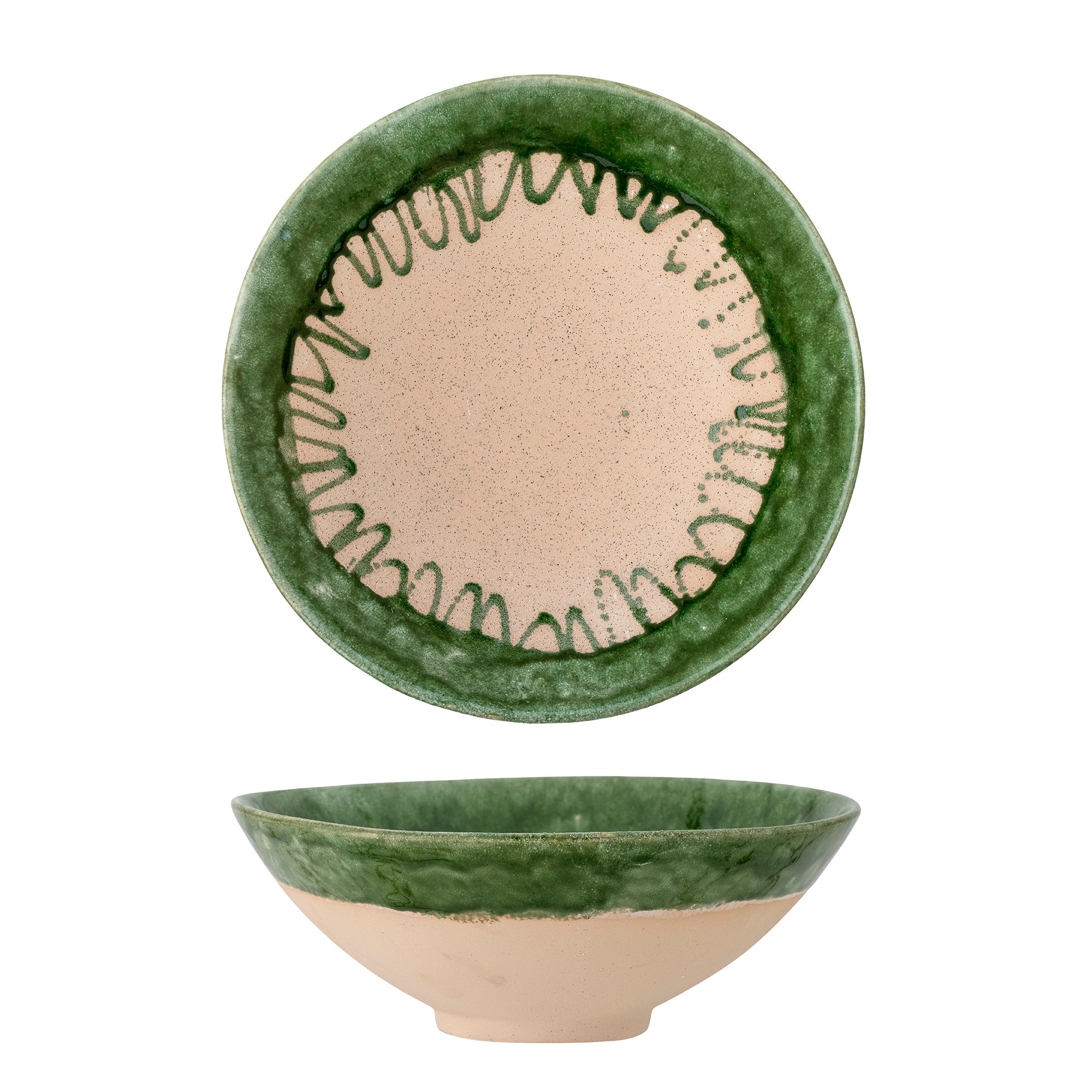 Moez - Bowl - Green - Stoneware