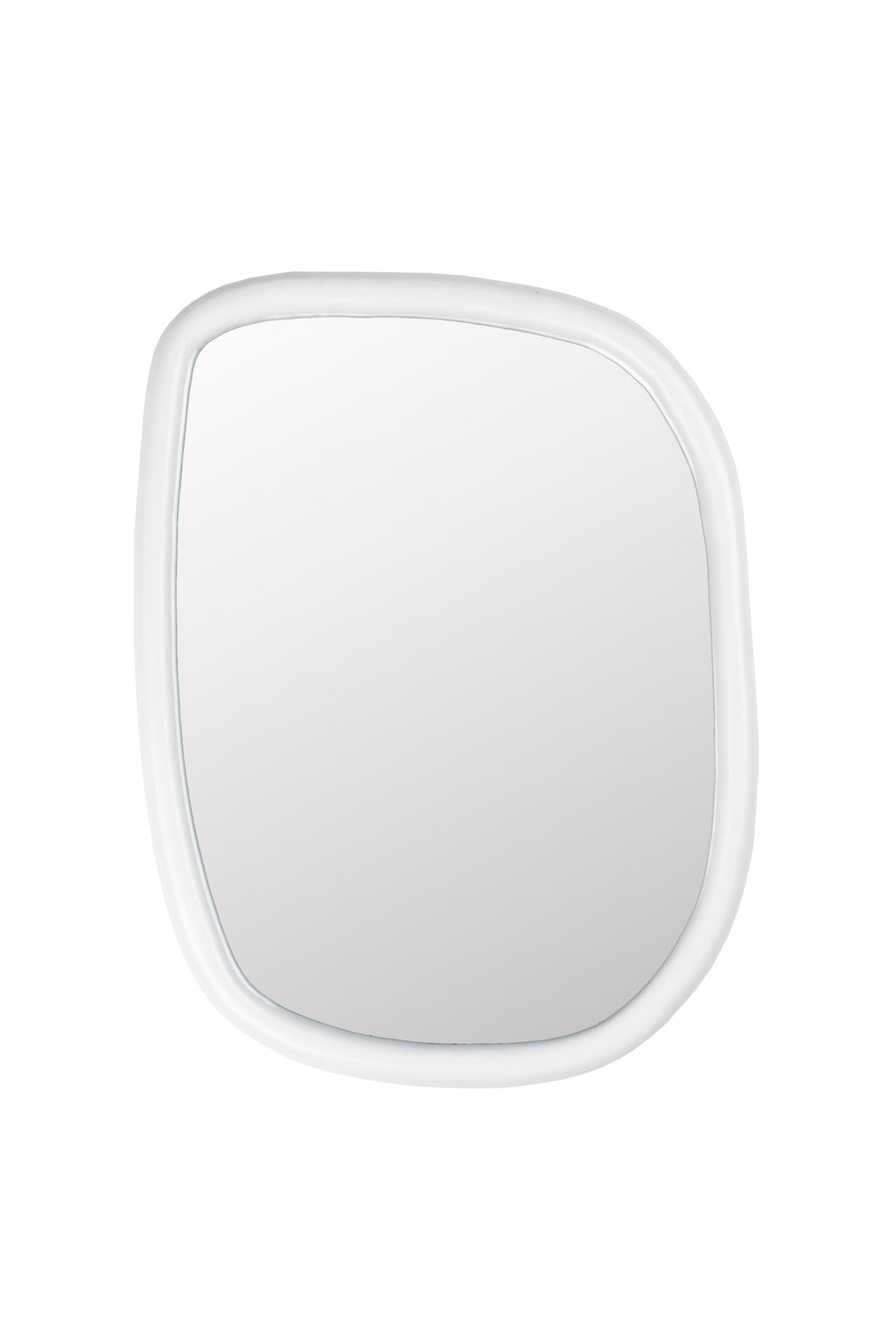 Looks M - Mirror - Mango wood - Off-White