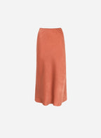 Galvine Terracotta Midi Skirt