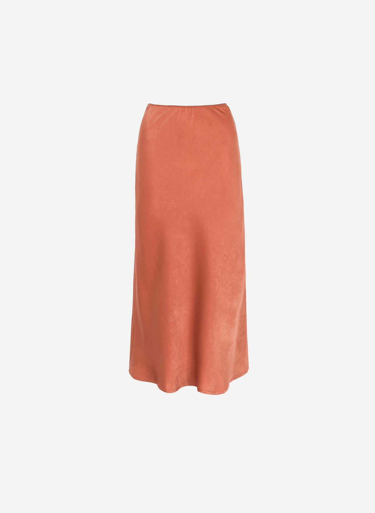 Galvine Terracotta Midi Skirt