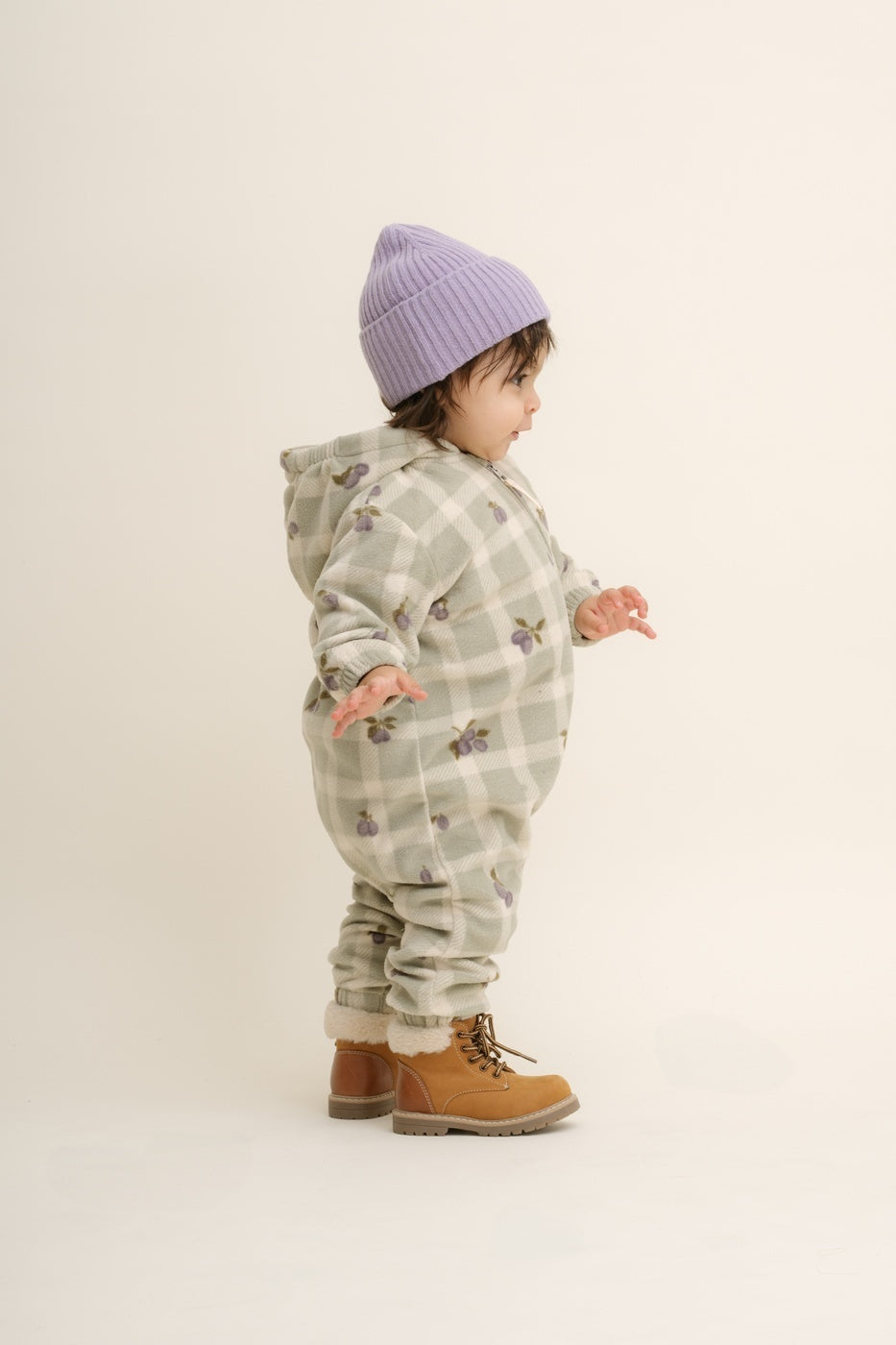 Gorro de punto - Lila