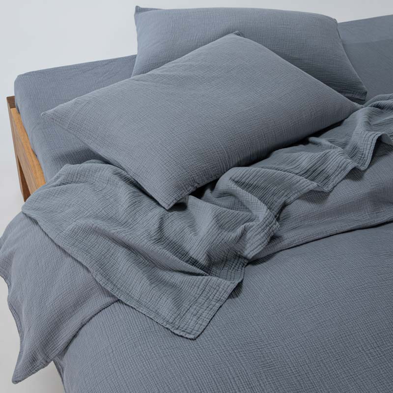Duvet Cover - In Cotton Gauze 185G/M² - Frost Blue