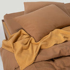 Housse De Couette - En Gaze De Coton 185G/M² - Noisettes