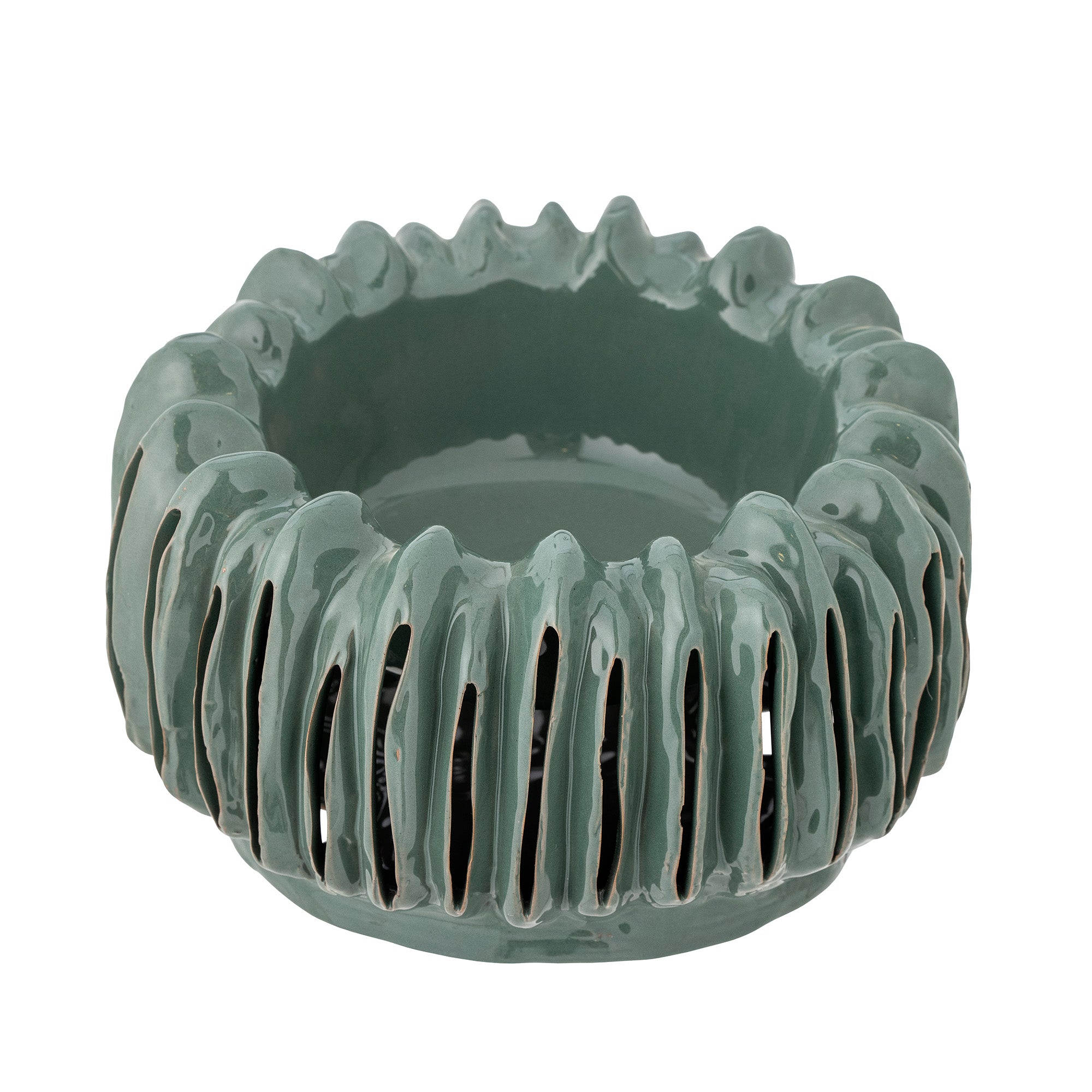 Mavel - Plant Pot - Green - Stoneware