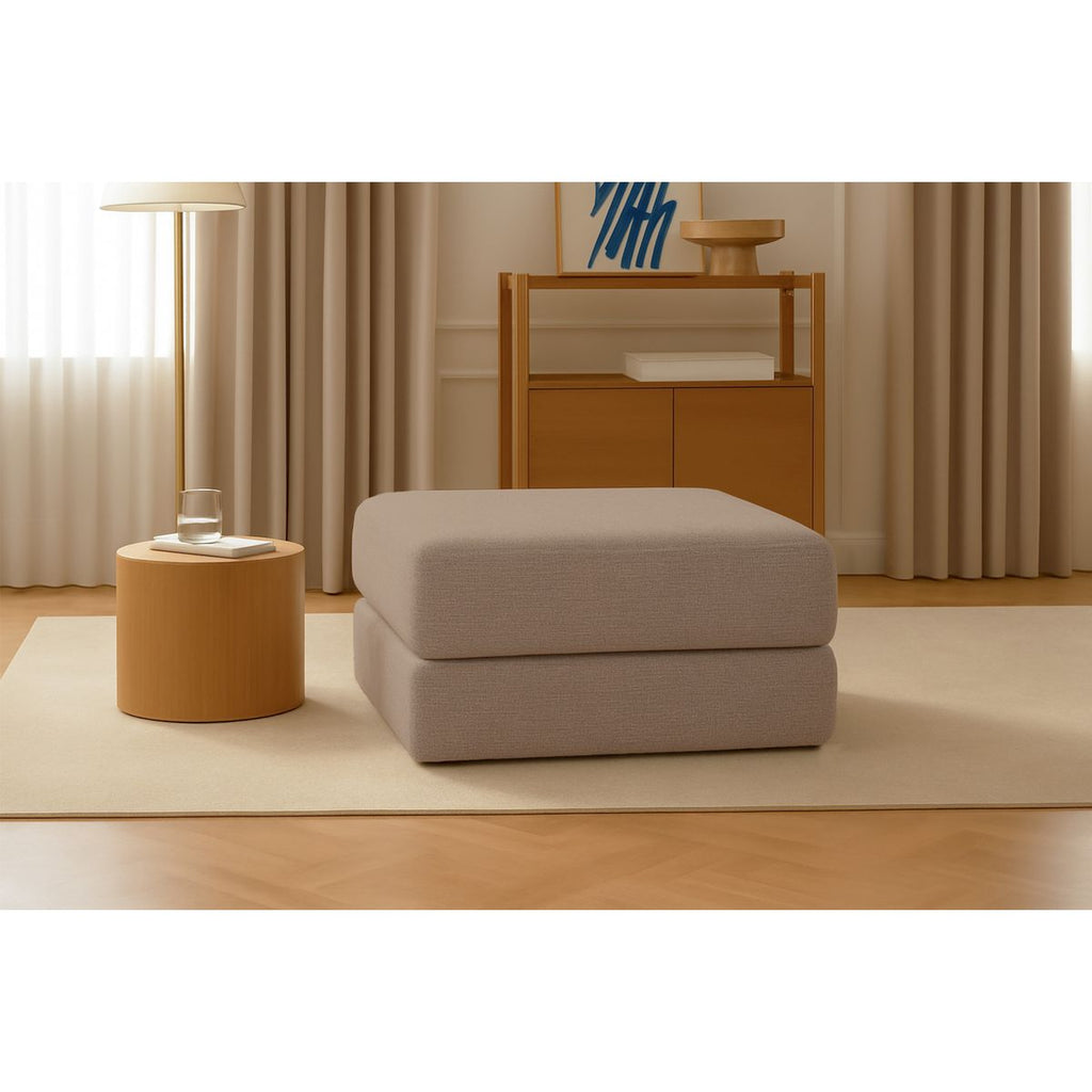 Gemma Pouffe - Smooth Fabric