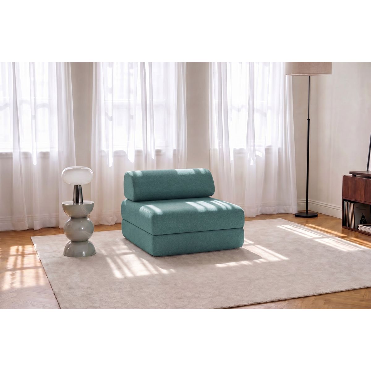 Fauteuil Gemma - Tissu Lisse