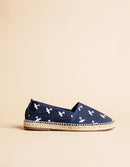 Georges Flat Espadrilles - Navy Canvas - Men