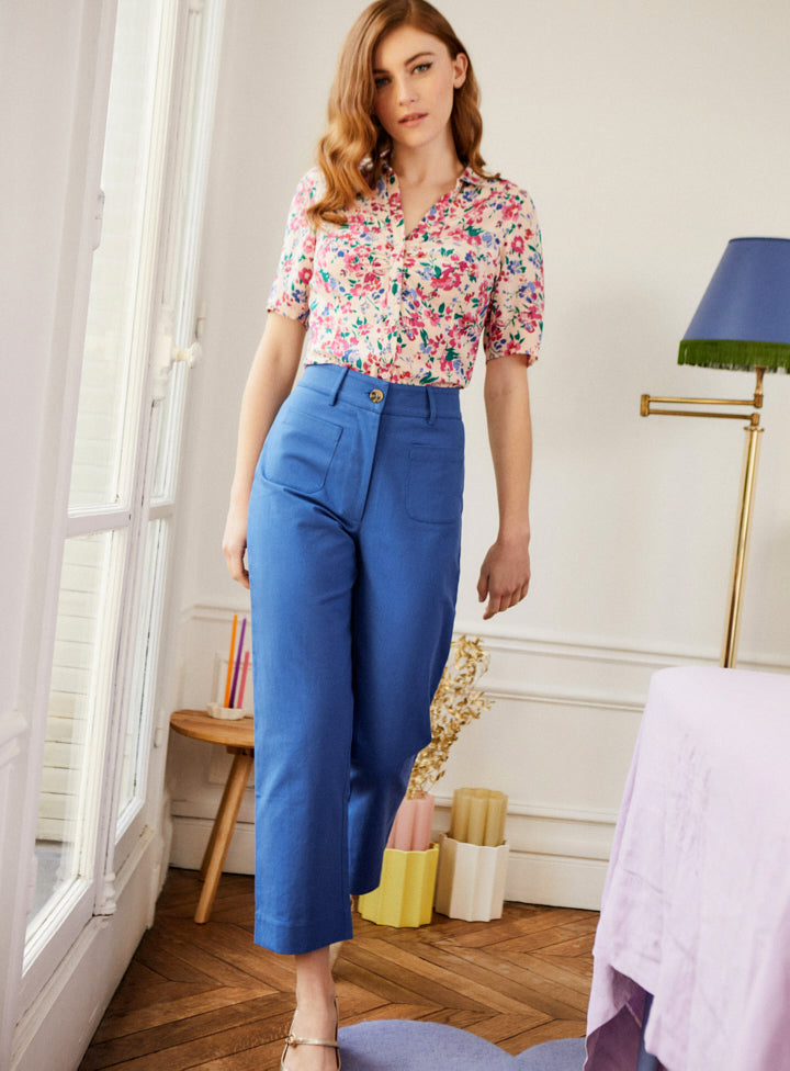 Georgia Twill Pants - Royal