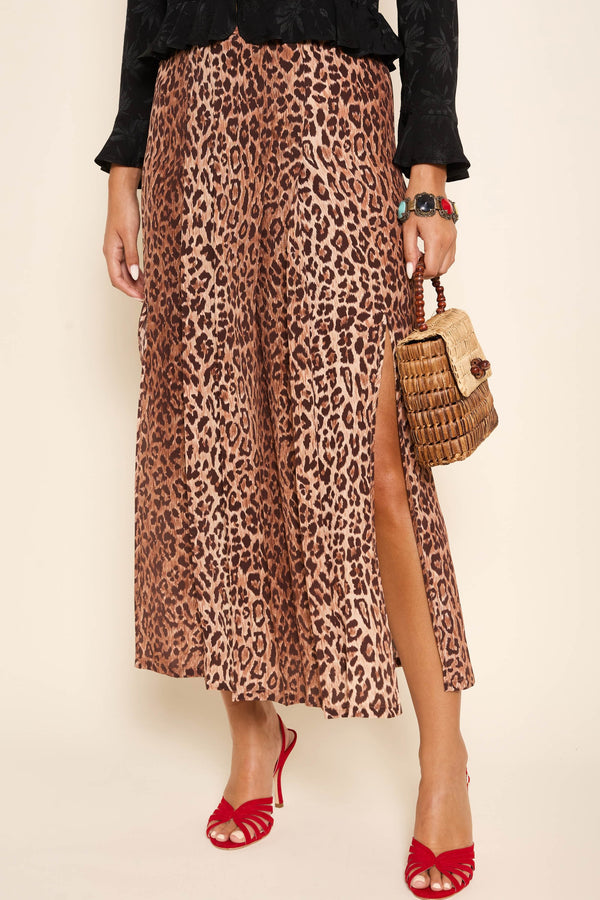 Georgia Leopard Skirt