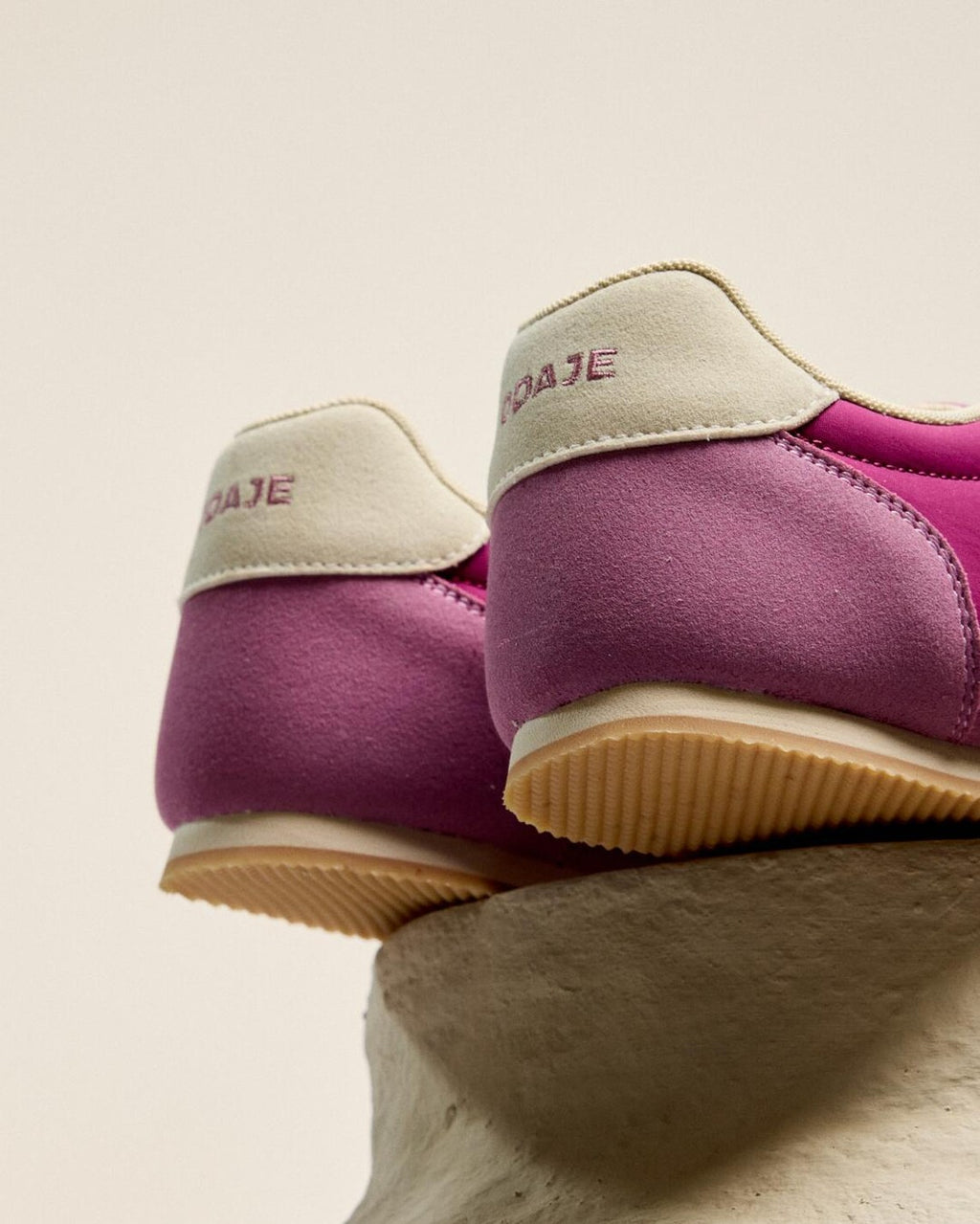 Riya Low Top Sneakers - Purple Ecru
