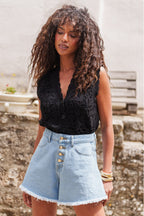 Gilet Paula Noir
