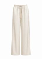 Pantalon Giulia Loose Satin - Champagne