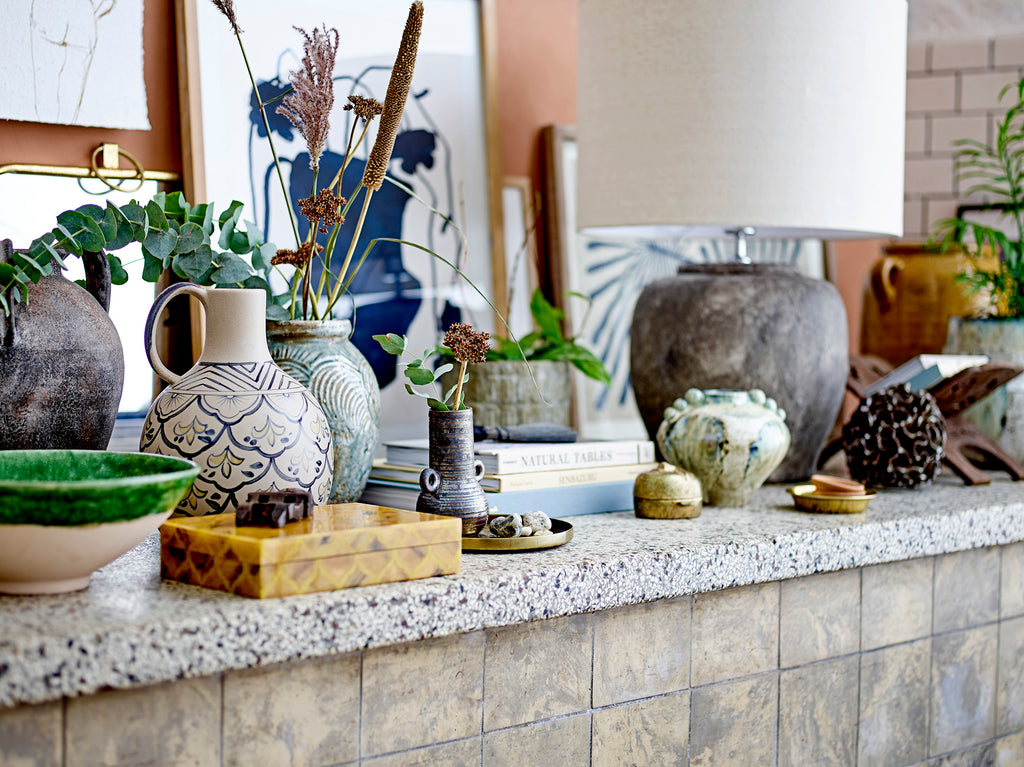 Moez - Bowl - Green - Stoneware