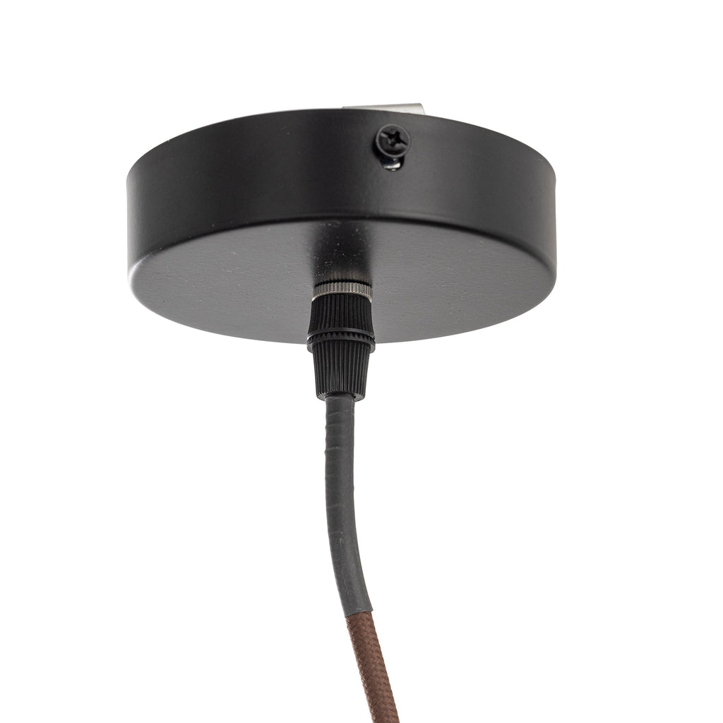 Ilua - Set of 2 Pendant Lights - Brown - Glass
