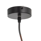 Ilua - Set of 2 Pendant Lights - Brown - Glass