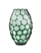 Geode - Vase Ovale - H31 Cm - Vert