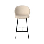 Groom - Lot De 2 Chaises Pour Îlot Central En Tissu Bouclé Beige