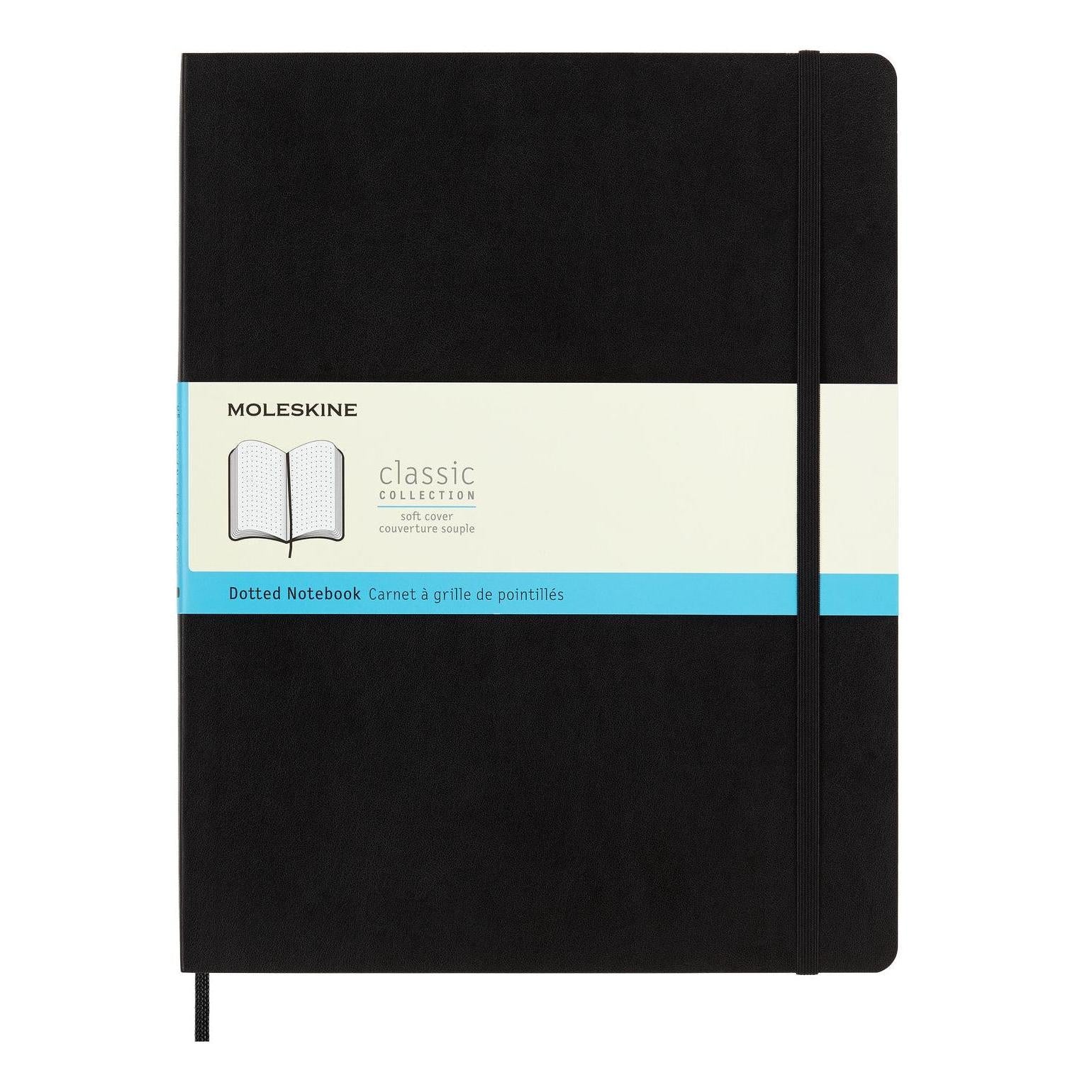 Carnet Classique Xxl 21.6X27.9 - Pages Pointillées - Noir