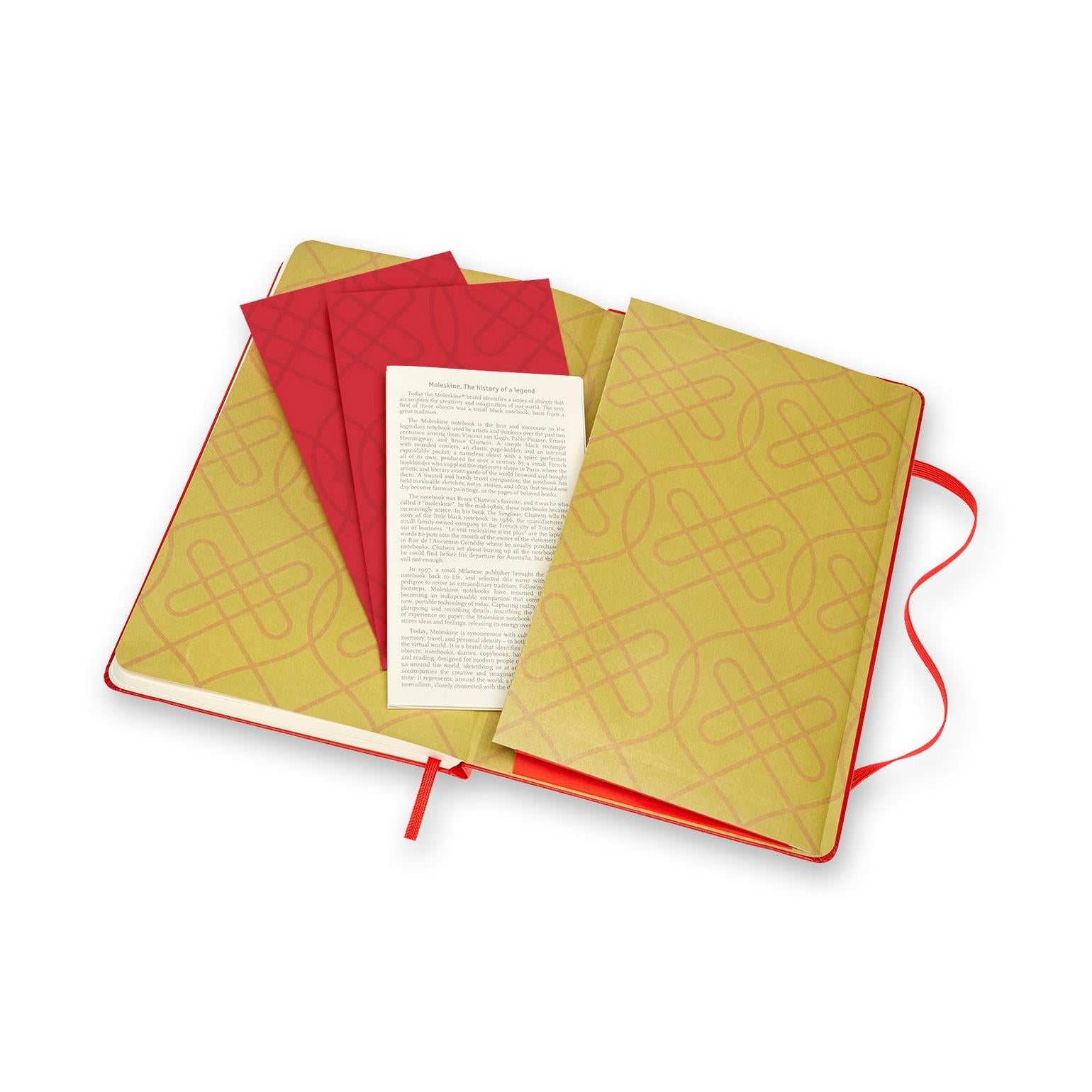 Carnet Édition Limitée Large 13X21 - Pages Lignées - Rouge