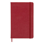 Carnet Textile Large 13X21 - Pages Lignées - Rouge Bordeaux