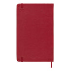 Carnet Textile Large 13X21 - Pages Lignées - Rouge Bordeaux