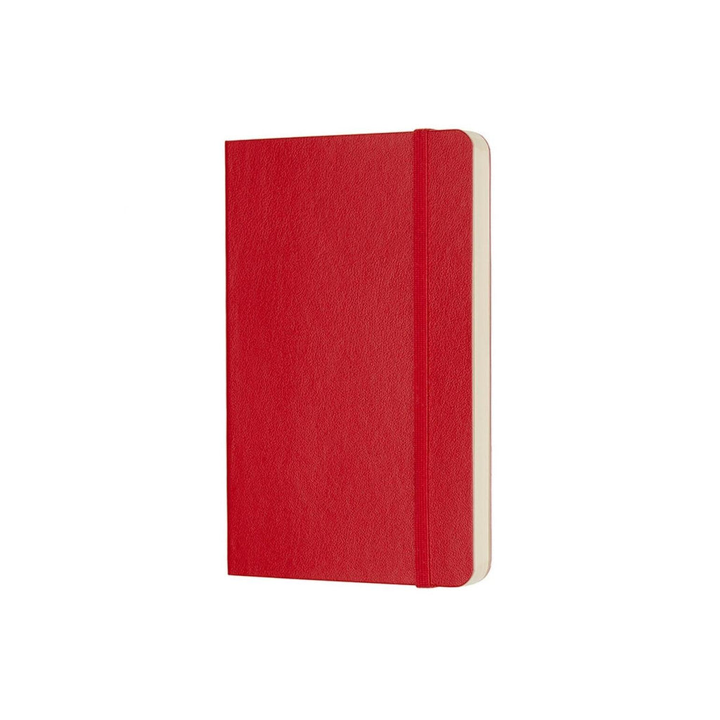Carnet Classique Pocket 9X14 - Pages Blanches - Rouge Écarlate