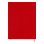 Carnet Classique Xl 19X25 - Pages Lignées - Rouge Écarlate