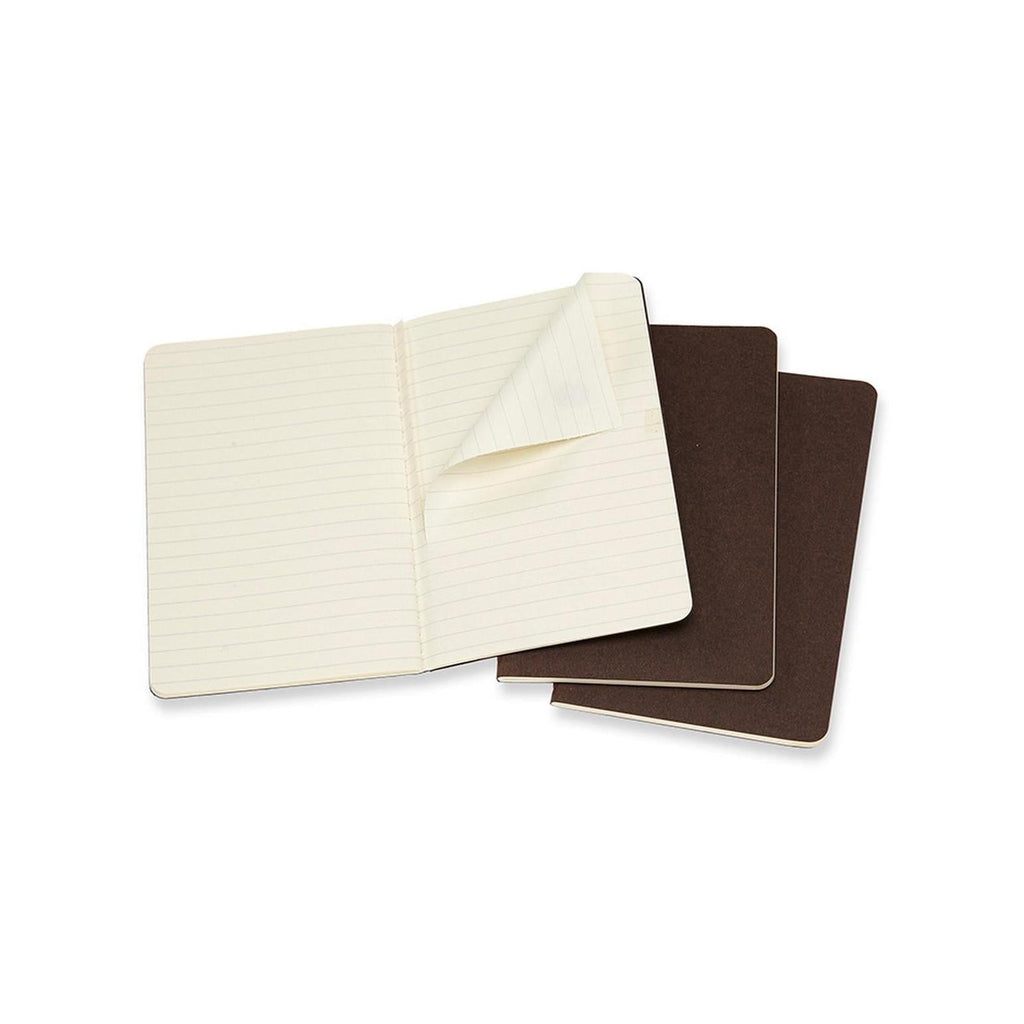 Pocket 9X14 Notebook - Ruled Pages - Coffee Brown
